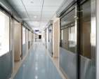 Various channel doors in hospital